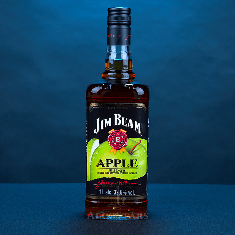 Виски Джим Бим Яблоко (Jim Beam Apple) 1 литр - AlcoStars